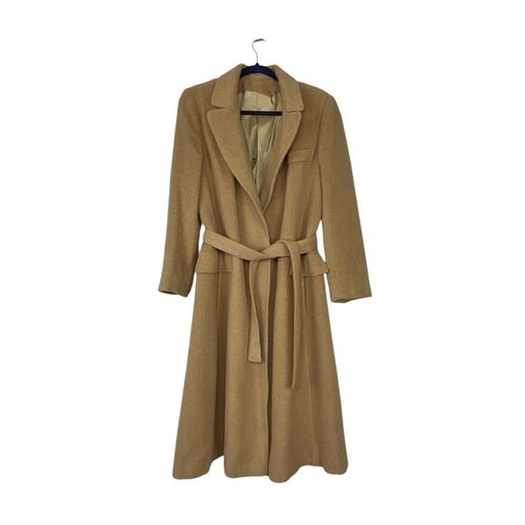 Denise Originals Jackets & Blazers - Denise Originals 100% Camel Hair Wrap Coat
